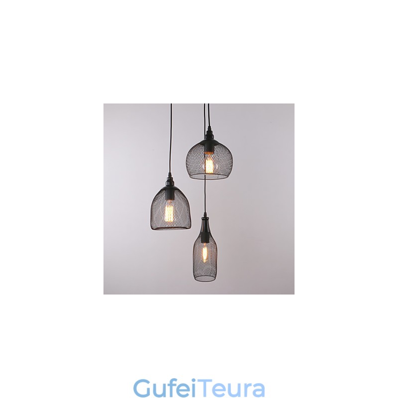 אורות תליון מיני סטייל כפרי לודג' רטרו קאנטרי מוסך מתכת