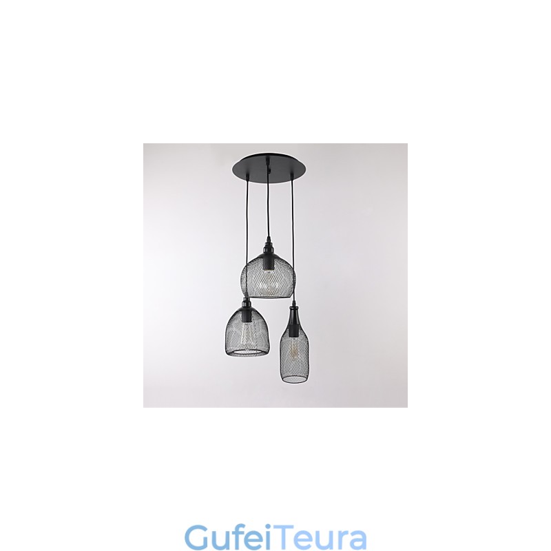 אורות תליון מיני סטייל כפרי לודג' רטרו קאנטרי מוסך מתכת