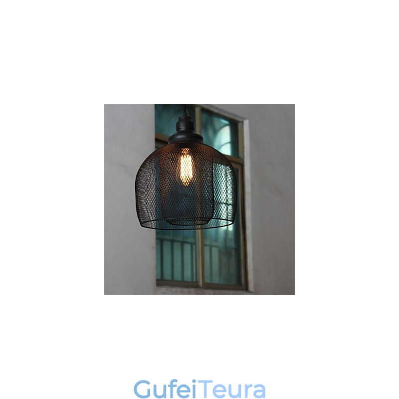 נברשת אמנותי ברזל בצורת כלוב ציפורים רטרו אמריקאי