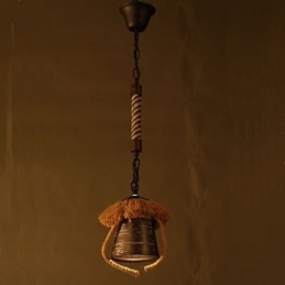 מנורת קרמיקה קנאביס רטרו אמריקן קאנטרי