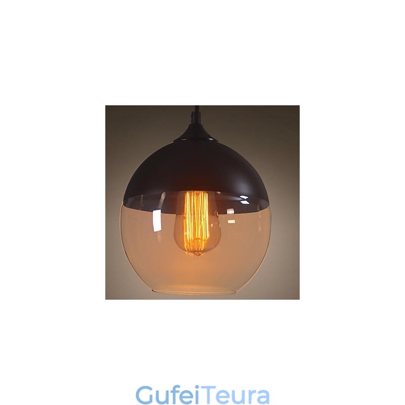 WestMenLights מודרני וינטג' תליון תקרת זכוכית אור בקוטר 200 מ"מ