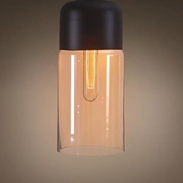 WestMenLights גוון בקבוק אלגנטי עשה זאת בעצמך מנורת תקרה תאורת תליון זכוכית אדיסון נורת בית
