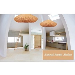 תאורת תליון מתכת כפרית מודרנית עכשווית