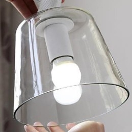 ראש יחיד ברווזונים ציפורים נברשת ארוחות נברשת זכוכית