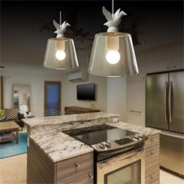 מנורת זכוכית בסגנון אמריקאי רטרו Creative Single Head the Nordic Cafe