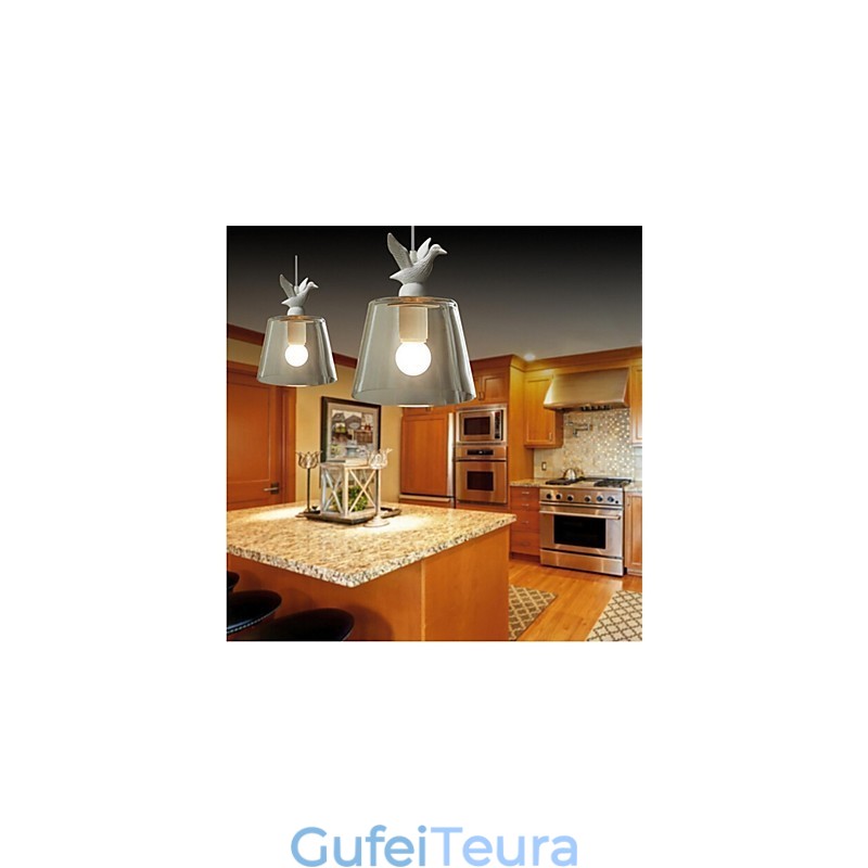 מנורת זכוכית בסגנון אמריקאי רטרו Creative Single Head the Nordic Cafe