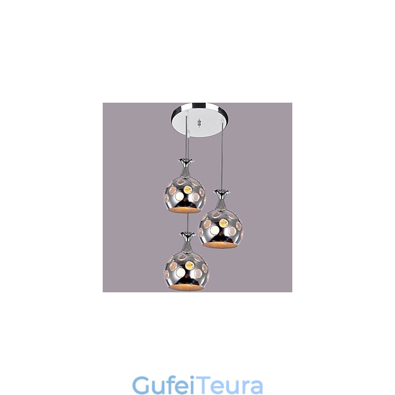 תאורת תליון מצופה אלקטרו מודרנית בסגנון אי מיני בסגנון מודרני