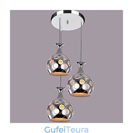 תאורת תליון מצופה אלקטרו מודרנית בסגנון אי מיני בסגנון מודרני