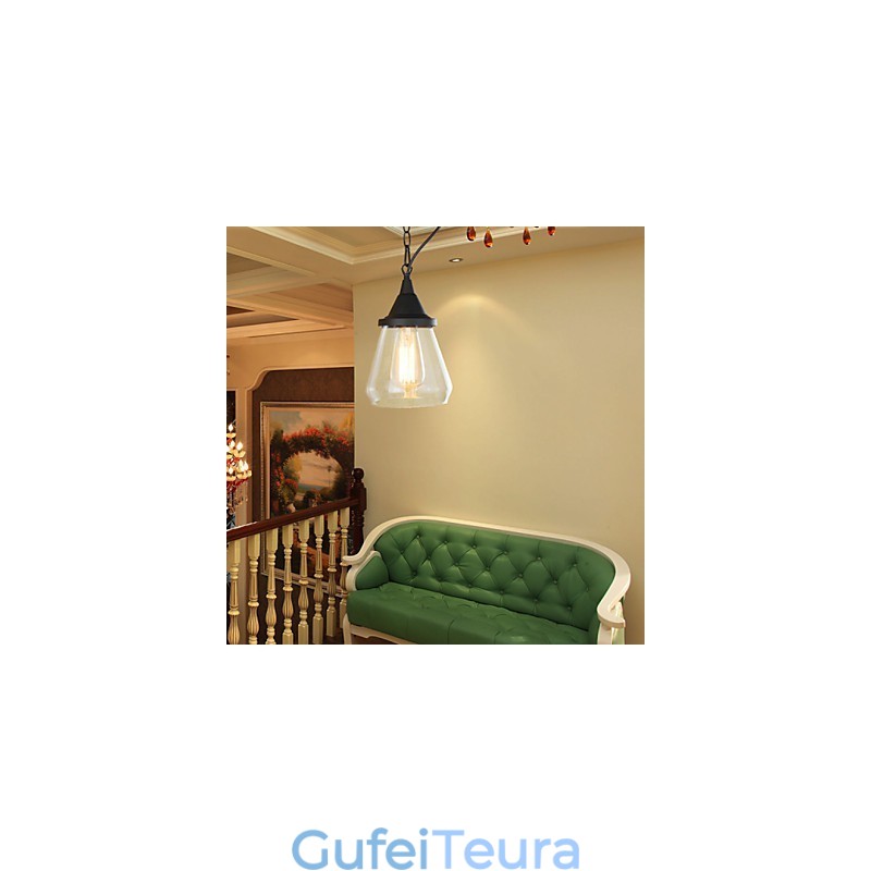 אורות תליון מסורתיים קלאסיים וינטג' רטרו קאנטרי מוסך מתכת