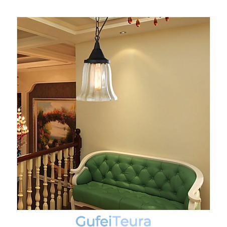 אורות תליון מסורתיים קלאסיים וינטג' רטרו קאנטרי מוסך מתכת