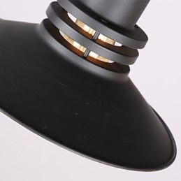 Amercian Countryside Loft תעשייתי מנורת תליון במנורת בית מאטל Droplight לקשט