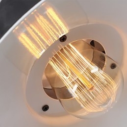 Amercian Countryside Loft תעשייתי מנורת תליון במנורת בית מאטל Droplight לקשט