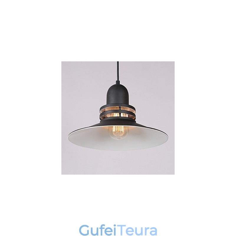 Amercian Countryside Loft תעשייתי מנורת תליון במנורת בית מאטל Droplight לקשט