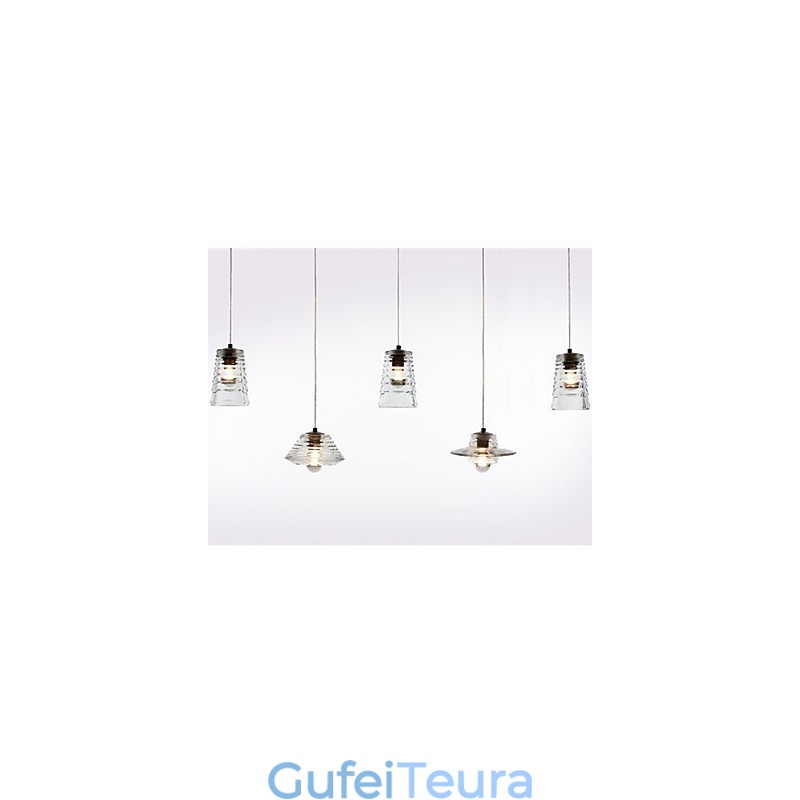 תאורת תליון זכוכית מודרנית מודרנית