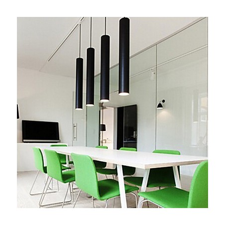 תאורת תליון 1 אור מנורה תמציתית בסגנון צפון אירופה מתכת