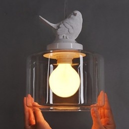 זכוכית מודרנית תליון אור מנורות תליון פשוטות בית קפה מנורת תליון