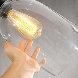 אורות תליון מסורתיים קלאסיים וינטג' רטרו מתכת