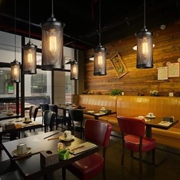 Creative Metal Mesh מנורת תליון פשוט מנורות תליון בית קפה מנורת תליון