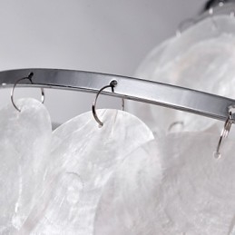 תאורת תליון כרום מודרנית בסגנון מיני עכשווי