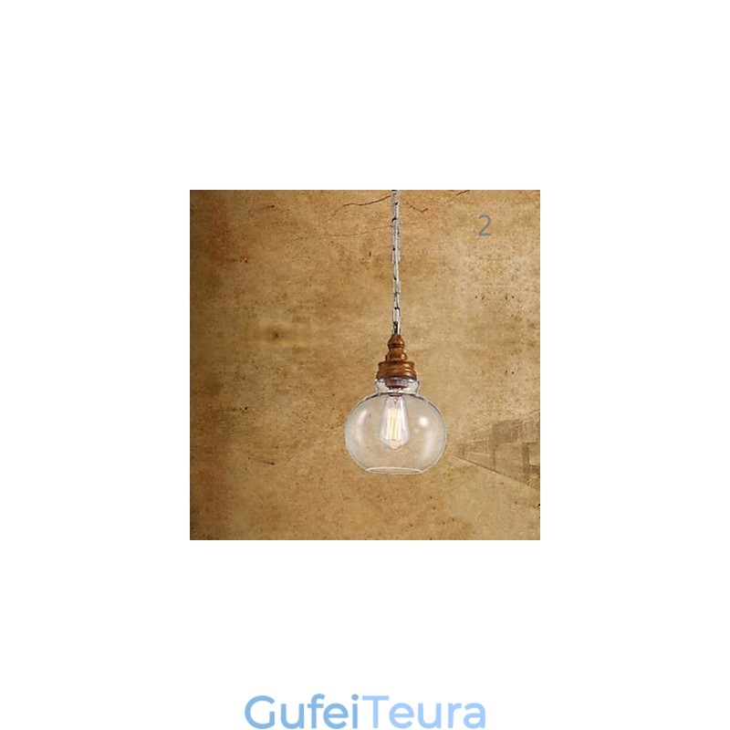 עץ גרגר קריסטל Droplight בית קפה מנורות ופנסים