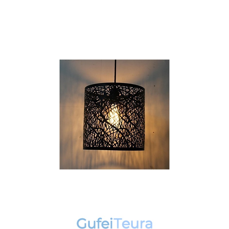 אמריקן קאנטרי רטרו נברשת ברזל עם ראש יחיד