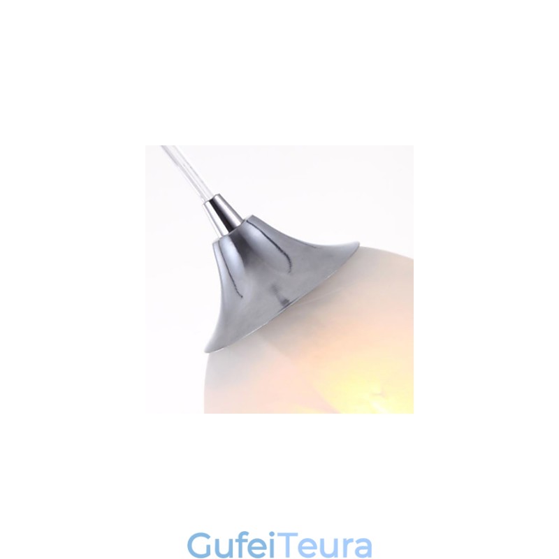 כוס יין מודרנית תליון חופה מוארכת עם שלושה אורים