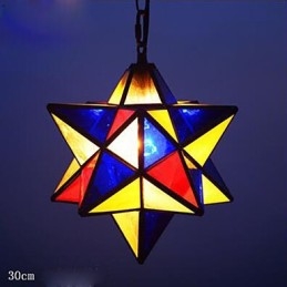 30 ס"מ אינדיבידואליות אמנותית מרפסת יצירתית כוכבים מודרניים מנורת Droplight