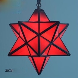 30 ס"מ אינדיבידואליות אמנותית מרפסת יצירתית כוכבים מודרניים מנורת Droplight