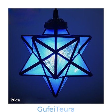 אינדיבידואליות אמנותית Creative Porch Modern Stars Droplight מנורה אינדיבידואליות אמנותית Creative Porch Modern Stars Droplight מנורה