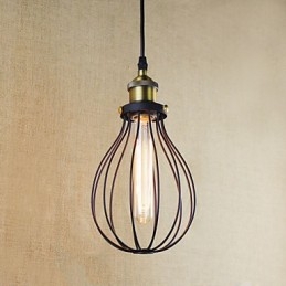 אורות תליון Rustic Lodge Vintage רטרו מתכת