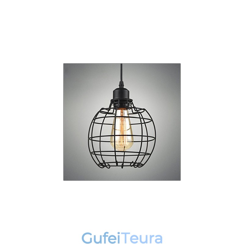 אדיסון תליון אור נברשת תיל כלוב אהיל תקרה תלוי