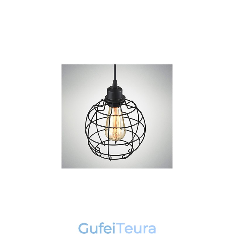 אדיסון תליון אור נברשת תיל כלוב אהיל תקרה תלוי