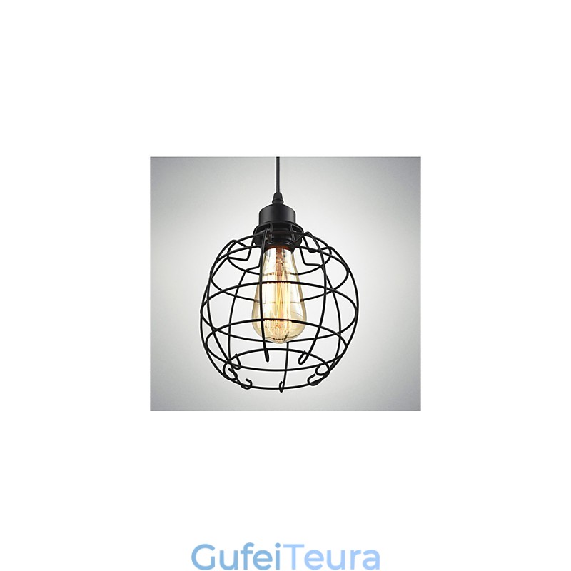 אדיסון תליון אור נברשת תיל כלוב אהיל תקרה תלוי