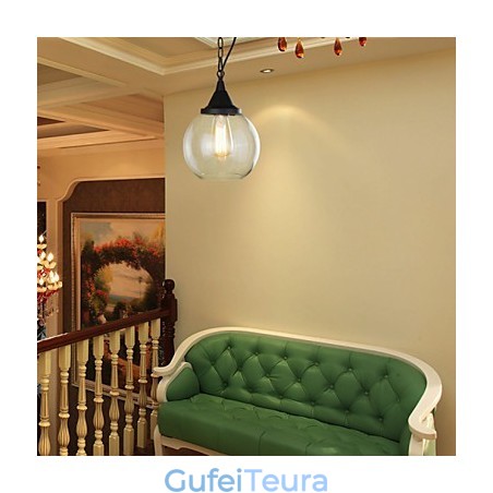 אורות תליון מסורתיים קלאסיים וינטג' רטרו קאנטרי מוסך מתכת