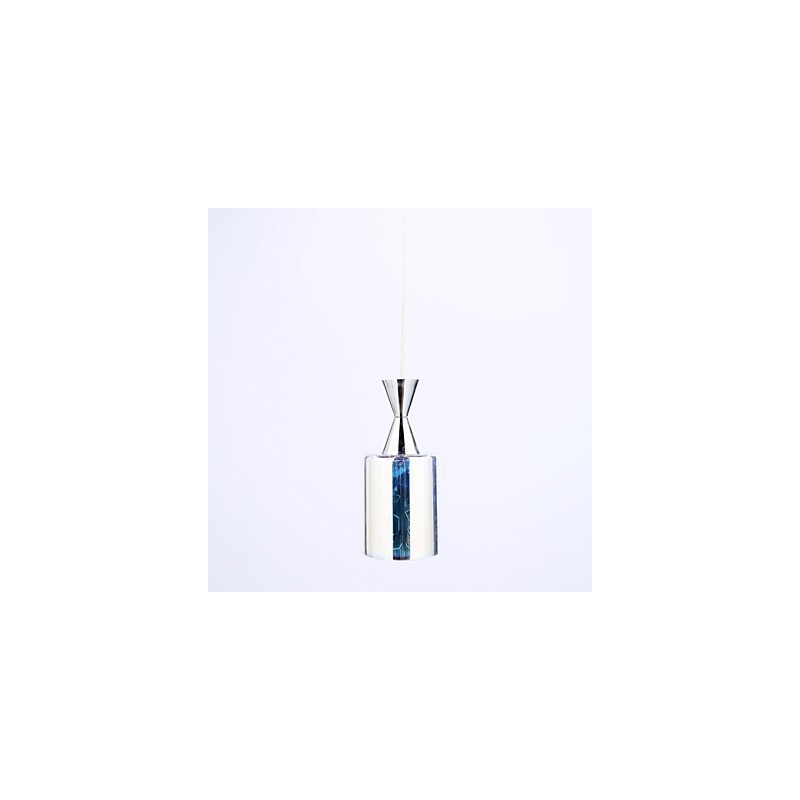 מנורת תליון בציפוי כרום חריטת לייזר חלום