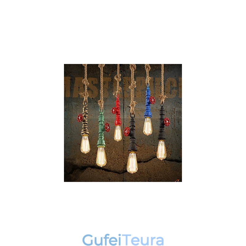 אורות תליון מסורתיים קלאסיים וינטג' רטרו מתכת