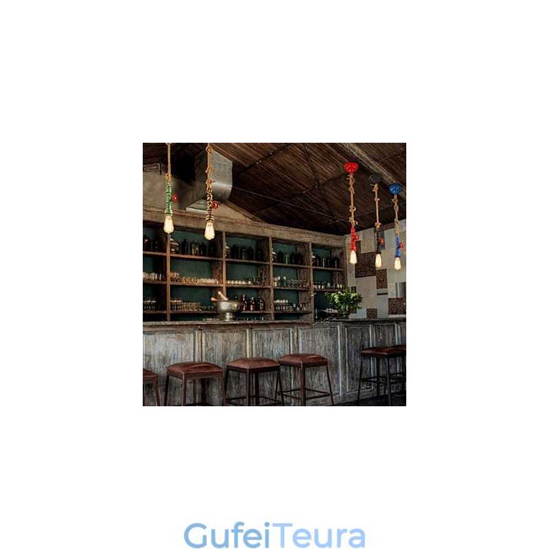 אורות תליון מסורתיים קלאסיים וינטג' רטרו מתכת