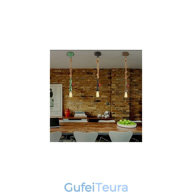 אורות תליון מסורתיים קלאסיים וינטג' רטרו מתכת