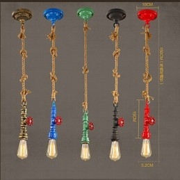 אורות תליון מסורתיים קלאסיים וינטג' רטרו מתכת