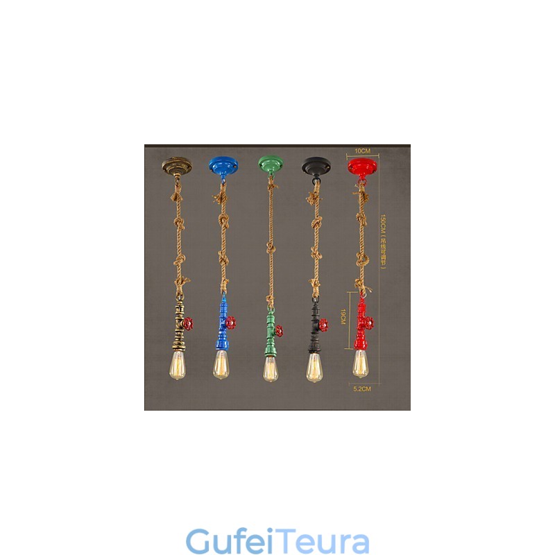 אורות תליון מסורתיים קלאסיים וינטג' רטרו מתכת