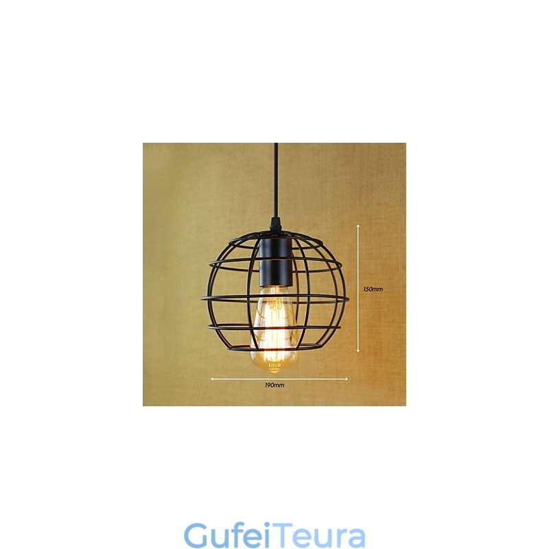 אורות תליון מסורתיים קלאסיים וינטג' רטרו קאנטרי מוסך מתכת