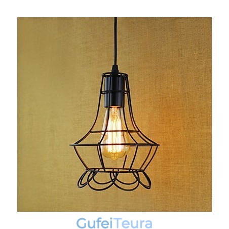 אורות תליון מסורתיים קלאסיים וינטג' רטרו קאנטרי מוסך מתכת