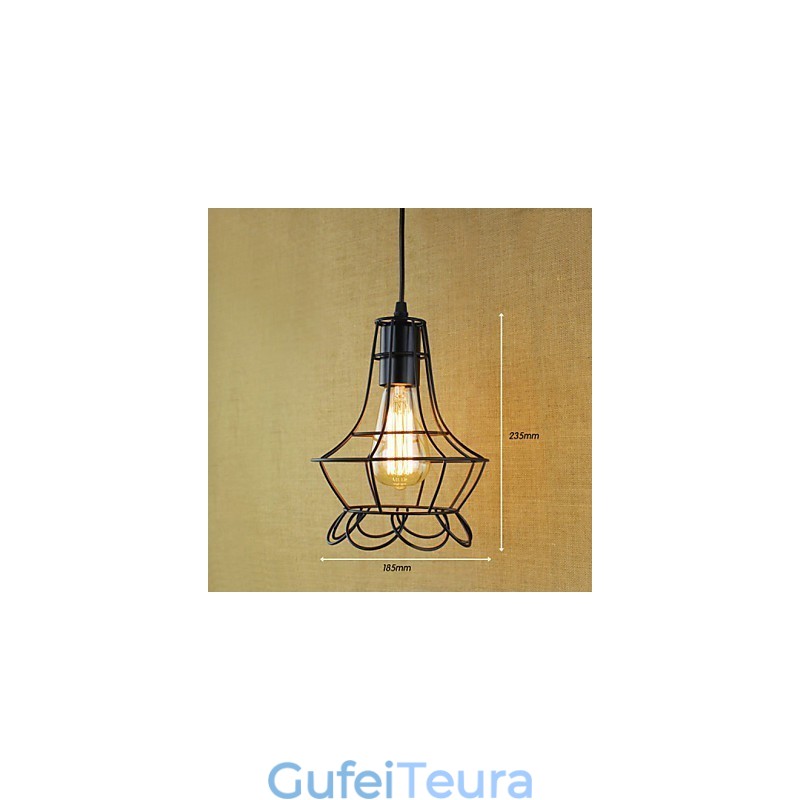 אורות תליון מסורתיים קלאסיים וינטג' רטרו קאנטרי מוסך מתכת