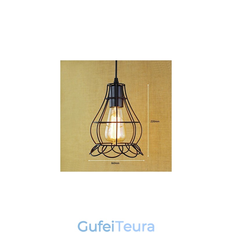 אורות תליון מסורתיים קלאסיים וינטג' רטרו קאנטרי מוסך מתכת