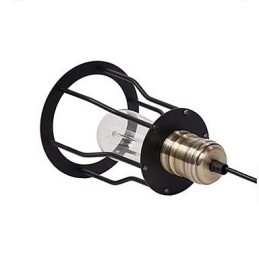 רעיונות למזנון בית קפה תעשייתי תעשייתי אמריקאי כלוב ברזל יצוק תליון אור ישיבה