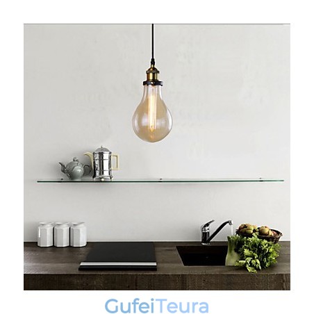 אורות תליון Rustic Lodge Vintage רטרו מתכת