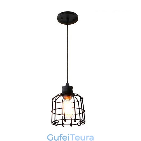 אורות תליון מיני סטייל כפרי לודג' רטרו קאנטרי מוסך מתכת