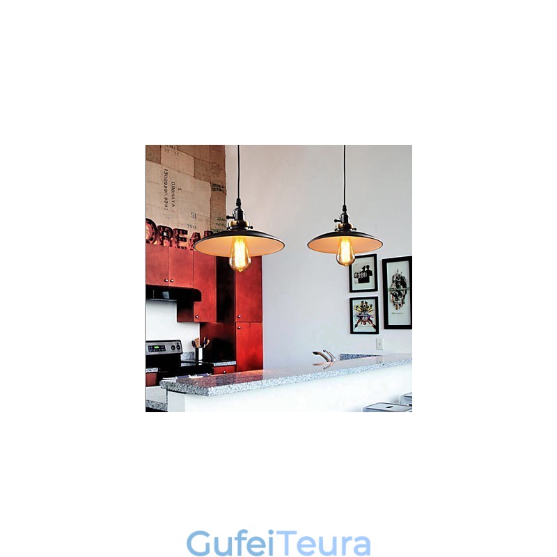 אורות תליון מסורתיים קלאסיים רטרו מתכת