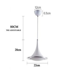 תאורת תליון חצוצרה Droplight נברשת אקרילית