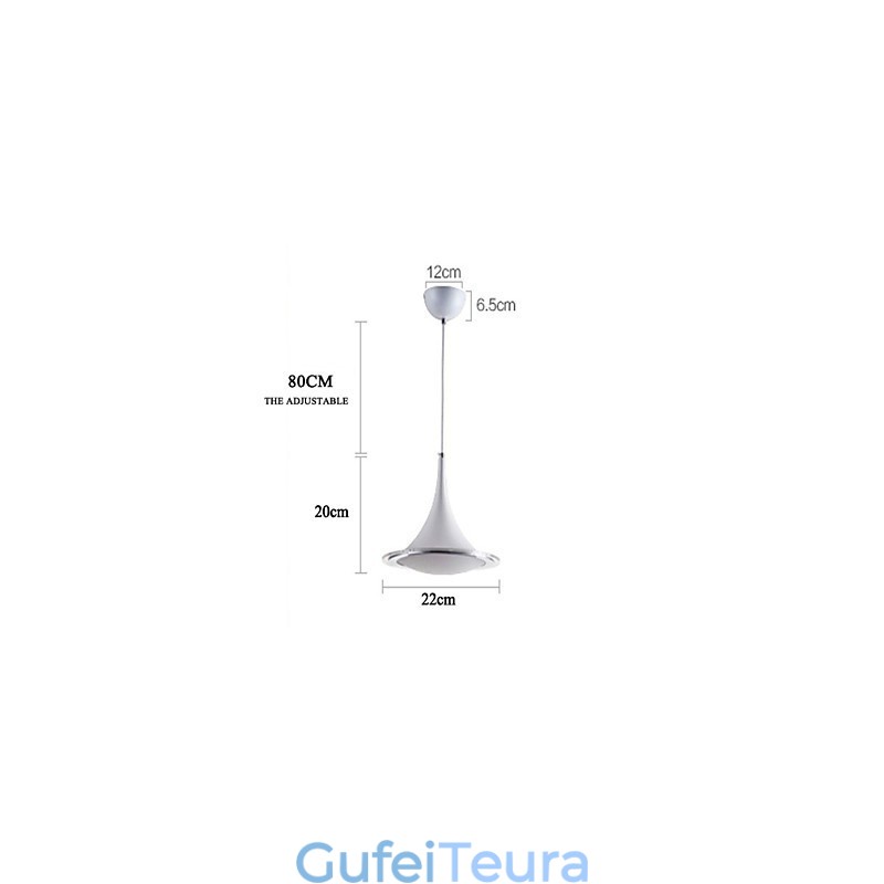 תאורת תליון חצוצרה Droplight נברשת אקרילית